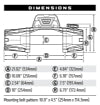 Winch EVO 12-S – 12,000 lb with Synthetic Rope- Warn 103255