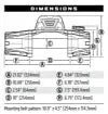 Winch EVO 12-S – 12,000 lb with Synthetic Rope- Warn 103255 Warn