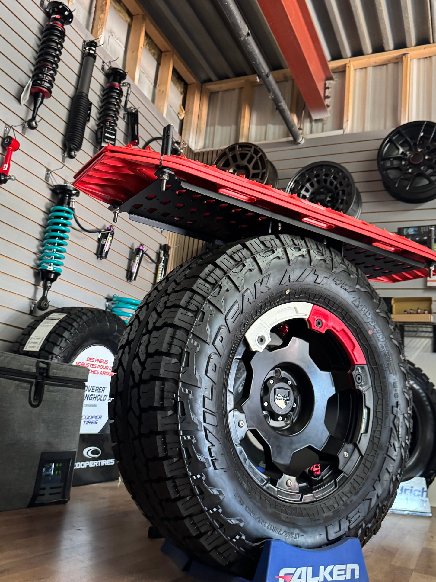 M.A.P. Offroad Spare Tire Mount for recovery boards- Map Offroad mapstm