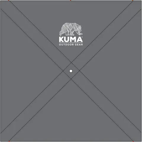Bear Cub Gazebo 4 Wall - Privacy Panels -Grey- Kuma 510-KM-BCG-PP KUMA OUTDOOR GEAR