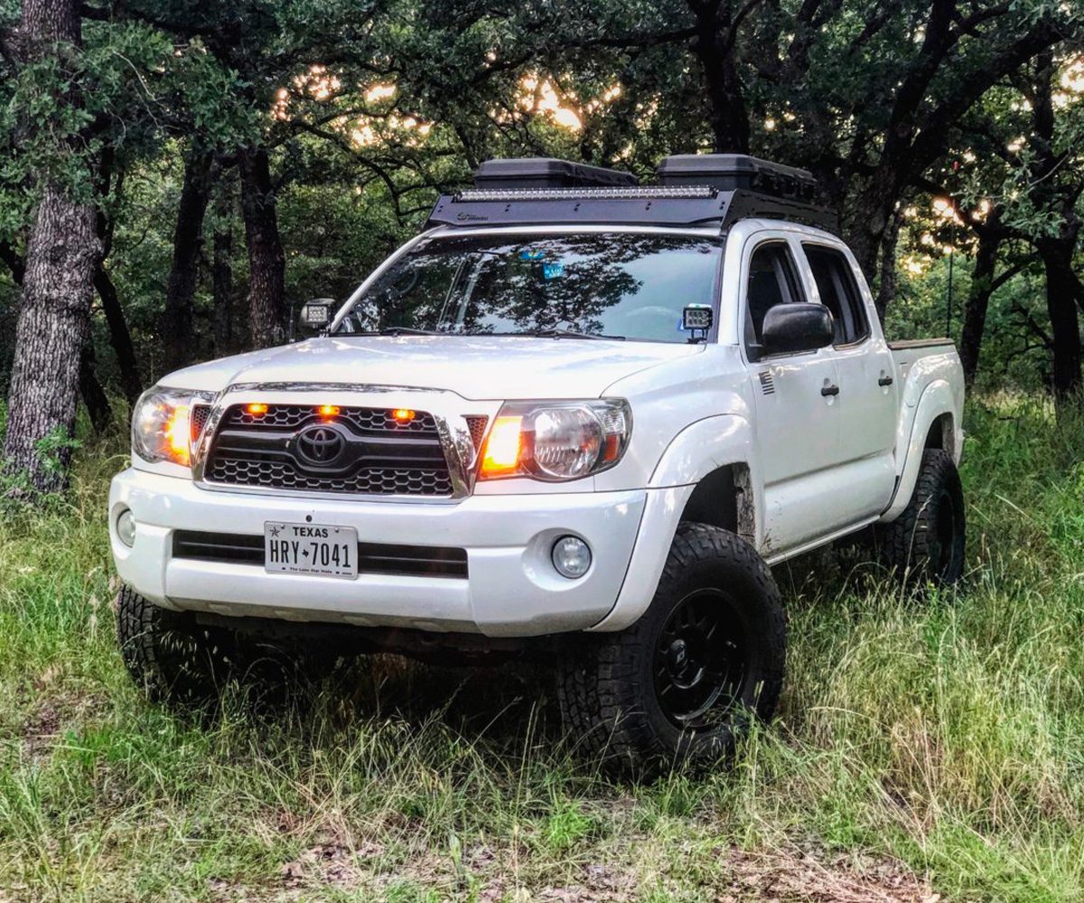Full Roof Rack – Toyota Tacoma Double Cab 2nd/3rd Gen (2005–2023)-Prinsu 400 000 010 009