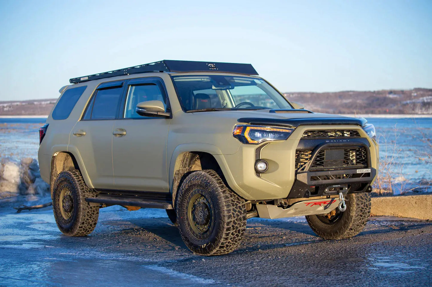 Low-Profile Front Bumper Toyota 4Runner (5th Gen)- Freeland Industries FR4R5LPBPC Industries Freeland