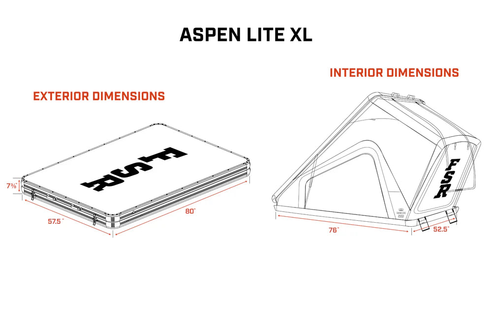 Aspen Lite et Aspen Lite XL - FREE SPIRIT RECREATION 100-RTASPLITEV1BTP10