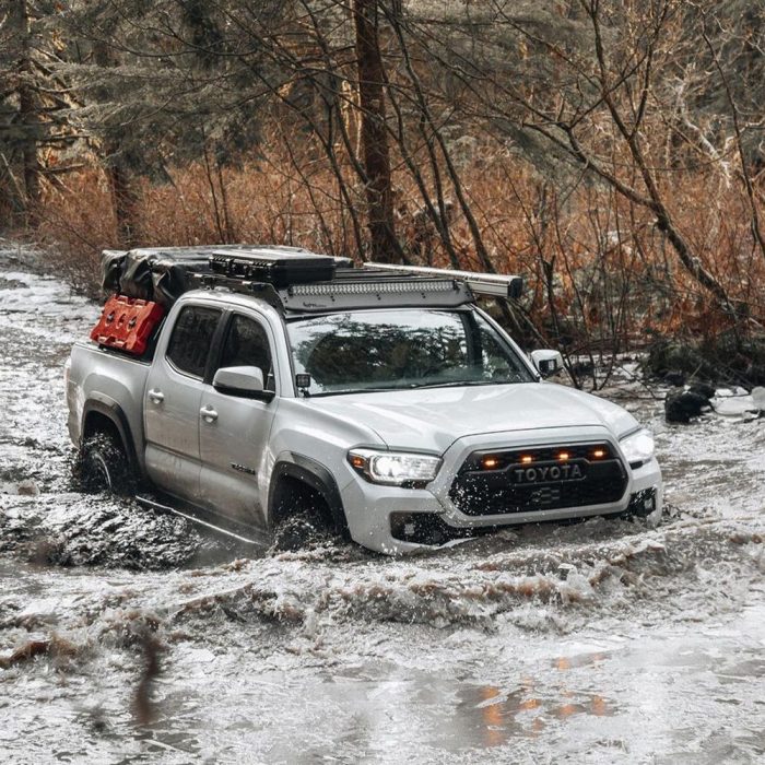 Full Roof Rack – Toyota Tacoma Double Cab 2nd/3rd Gen (2005–2023)-Prinsu 400 000 010 009