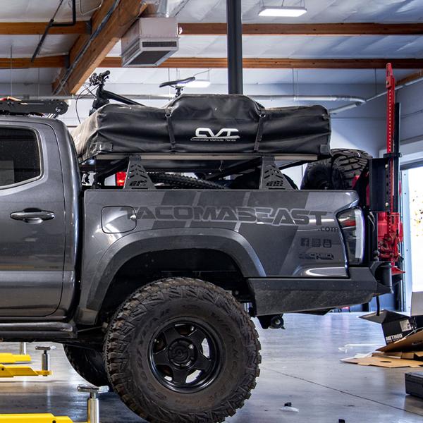 Overland Bed Bars – Toyota Tacoma (2005–2025, 2nd/3rd/4th Gen) – CBI Offroad 500-000-010-027