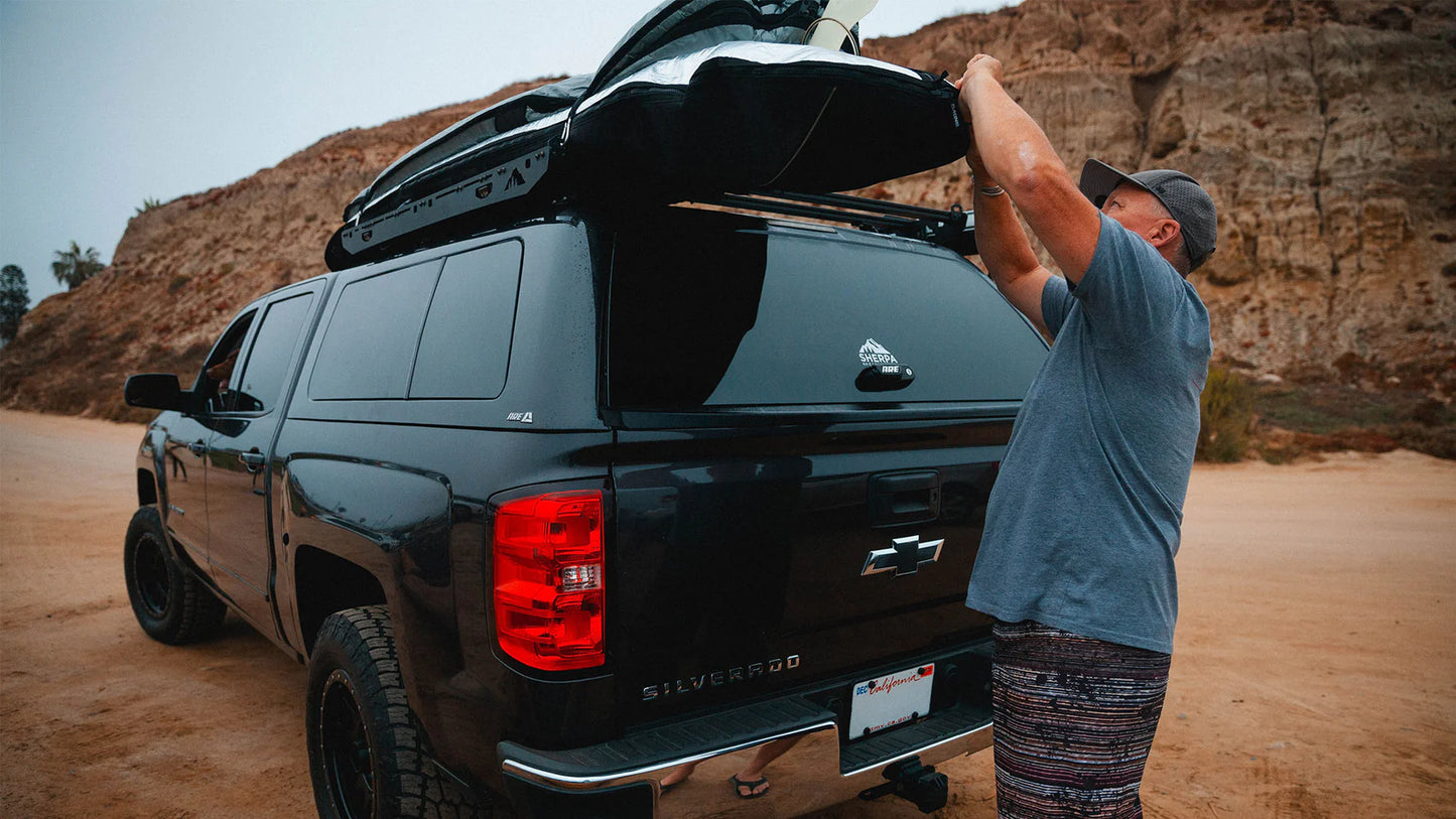 THE Crow'S Nest Aluminum Roof Rack – For Truck Toppers - Sherpa 161144