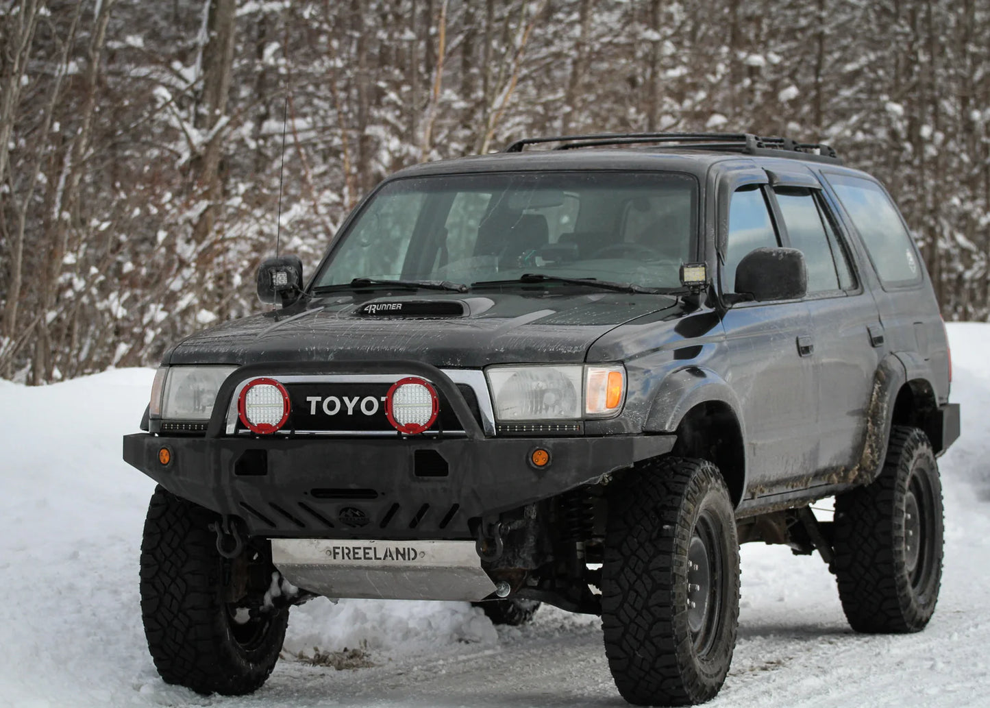 Compact Front Bumper Toyota 4Runner 3rd Gen (1996-2002)-Freeland FR4R3FBBPC