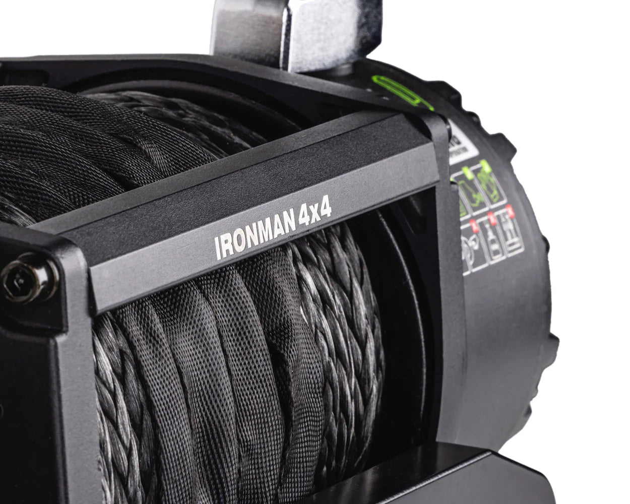 Frontier Winch – 12,000 lb Synthetic Rope - Ironman 4x4 IMW12000MSR