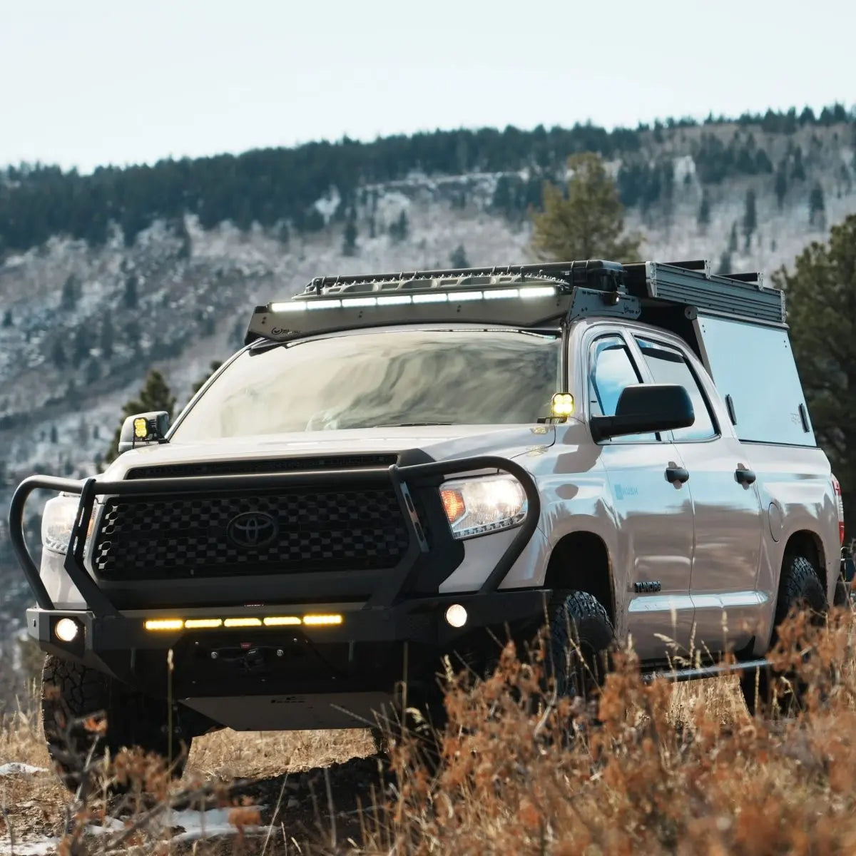 Toyota Tundra 2nd Gen CrewMax Camper Pro Roof Rack (2007-2021)- Prinsu 400-002-012-036 Prinsu Design