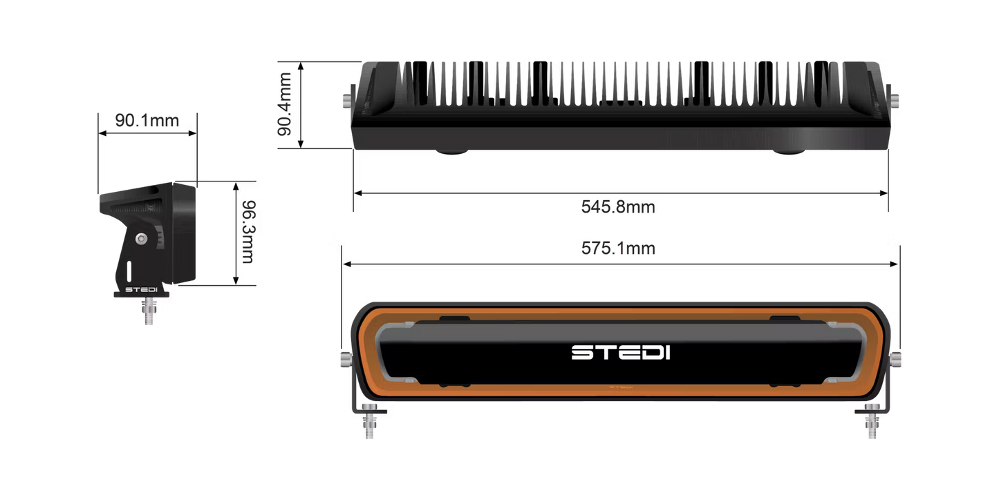 Evo – 22" | Light Bar - Stedi ST-02-EVO-022