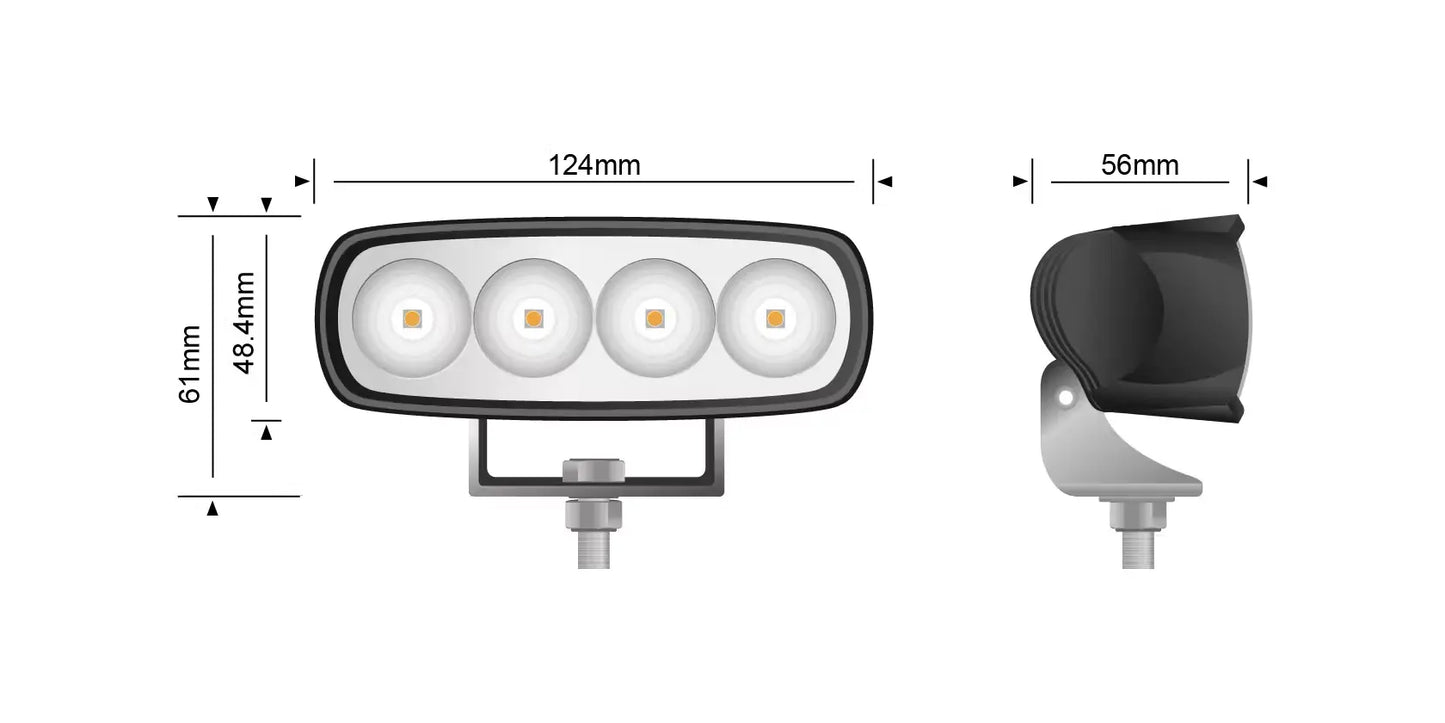 Work Light-Slim 20W (Pair) - Stedi ST1012-20W Stedi