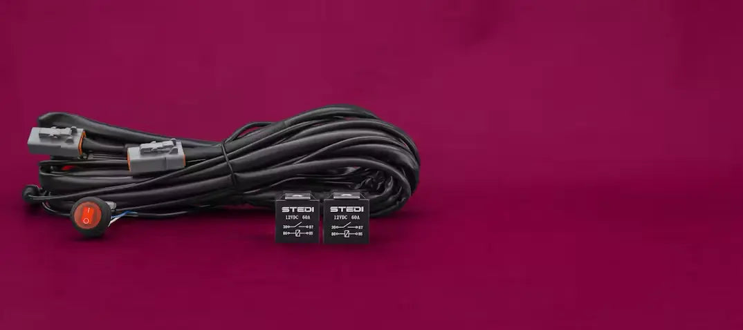Smart Harness 4X Connector Driving Lights (High Beam) - Stedi ST-31-DTP-004 Stedi