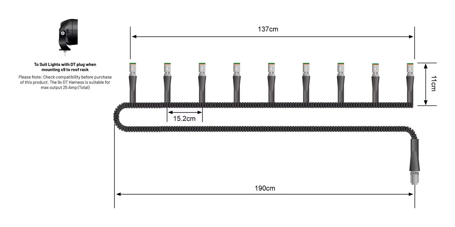 Harness 9X Plug Array - Stedi ST-32-WIR-136 Stedi