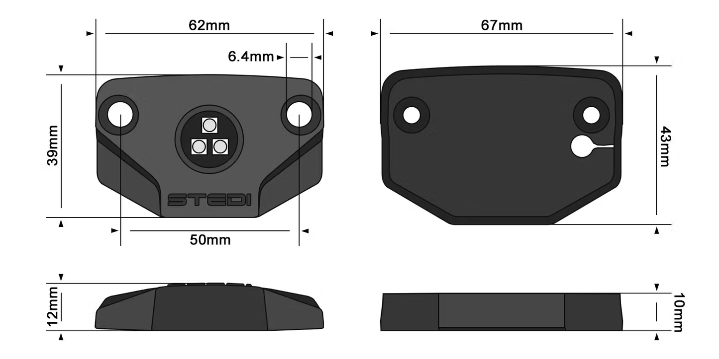 Surface - Marine White Rock Light- White (5700K) - Stedi LEDROCK-MARINE-1PC