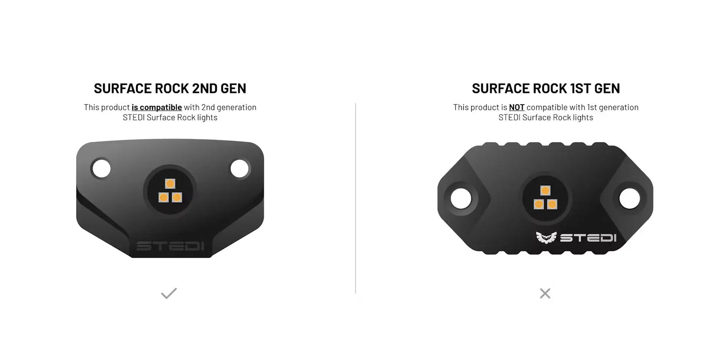 Mounting Brackets Surface Rock Light (30°) ( Single) - Stedi LEDROCK-30-DEG Stedi