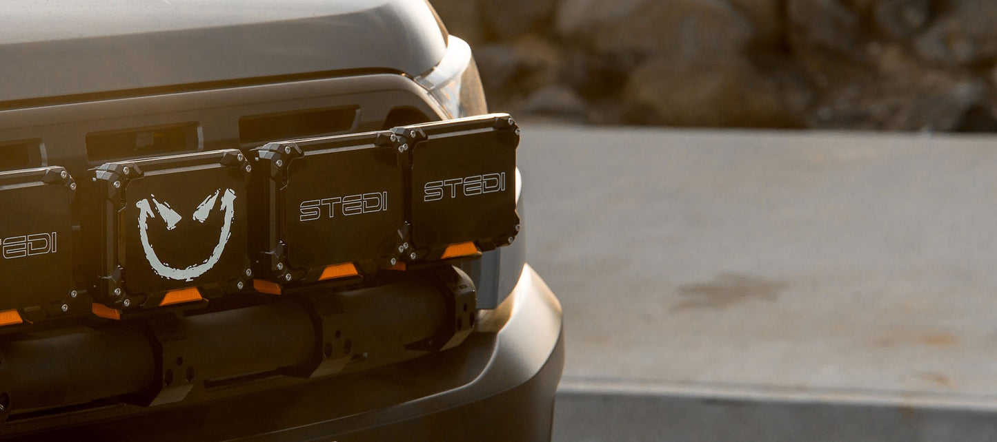 QUAD PRO | LIGHT COVER - SMILEY - Stedi CVRQUAD-PRO-SMILEY