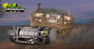Treuil Monster Winch 12000 lbs a cable synthetique- Ironman 4x4