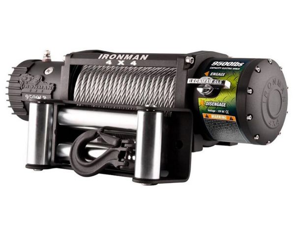 Treuil Monster Winch 9500 lbs a cable synthetique- Ironman 4x4