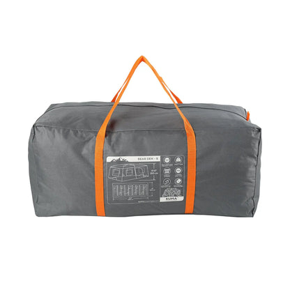 Bear Den Cabin 9 Tent Graphite/Orange - Kuma 485-KM-TEBD-GO-9 KUMA OUTDOOR GEAR