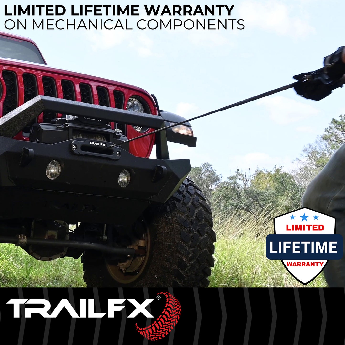 Treuil Ironman 4x4 Monster 9500 lb avec câble synthétique