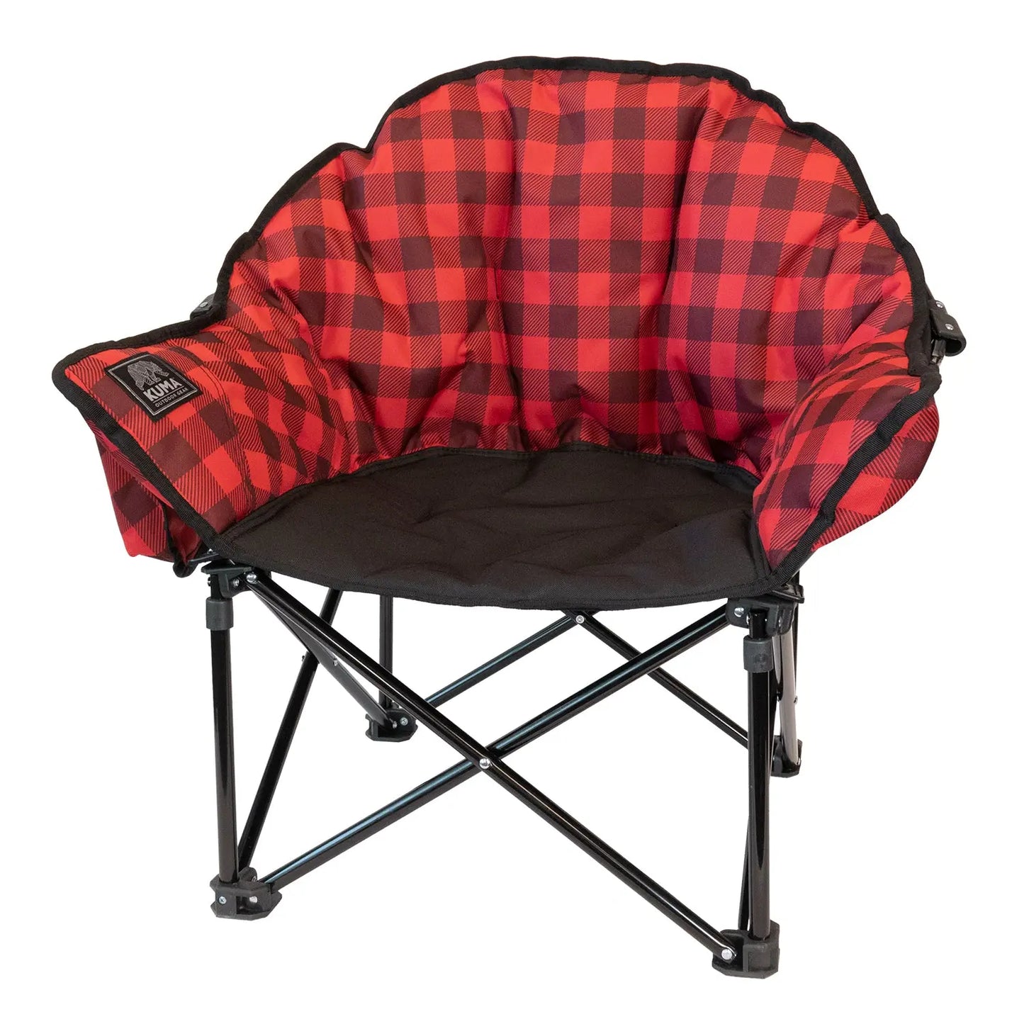 Lazy Bear Junior Chair - Red/Black - Kuma 859-KM-LBJCH-RB KUMA OUTDOOR GEAR