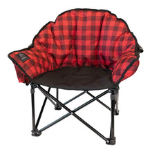 Lazy Bear Junior Chair - Red/Black - Kuma 859-KM-LBJCH-RB KUMA OUTDOOR GEAR