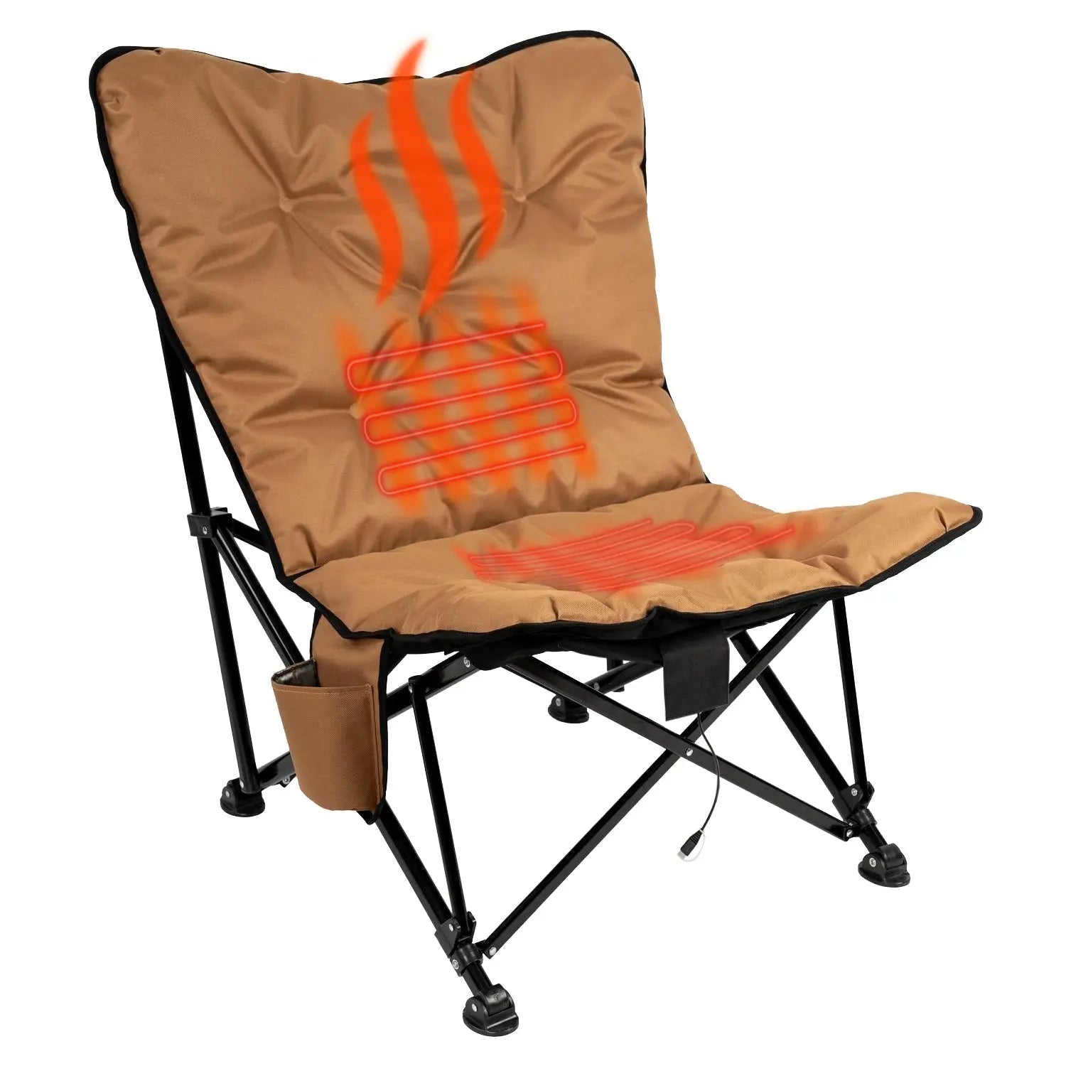 Aurora Chair w/Power Bank & Bluetooth - Sierra/Black- Kuma 897-KM-ACHS-SB KUMA OUTDOOR GEAR