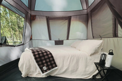 Bear Den Cabin 9 Tent Graphite/Orange - Kuma 485-KM-TEBD-GO-9 KUMA OUTDOOR GEAR