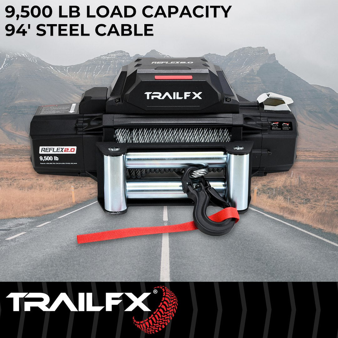 Treuil Ironman 4x4 Monster 9500 lb avec câble synthétique