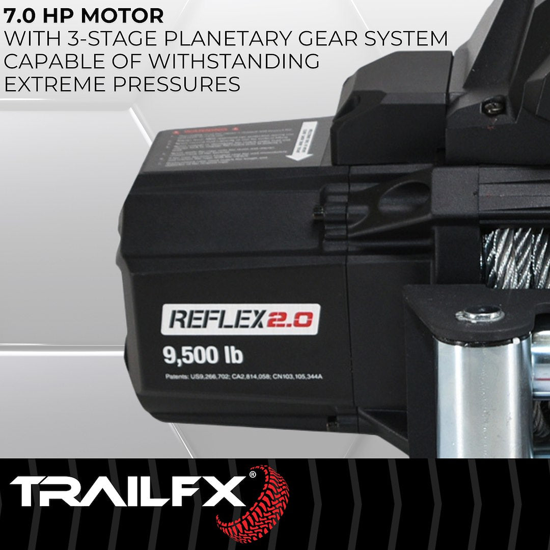 Treuil Ironman 4x4 Monster 9500 lb avec câble synthétique