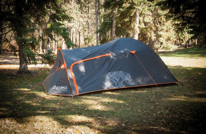 Bear Den 3 Tent Graphite/Orange - Kuma 482-KM-TEBD-GO-3 KUMA OUTDOOR GEAR