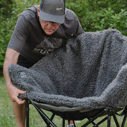 Teddy Bear Camp Chair Cover - Dark Grey - Kuma 513-KM-TBCC-DGR KUMA OUTDOOR GEAR