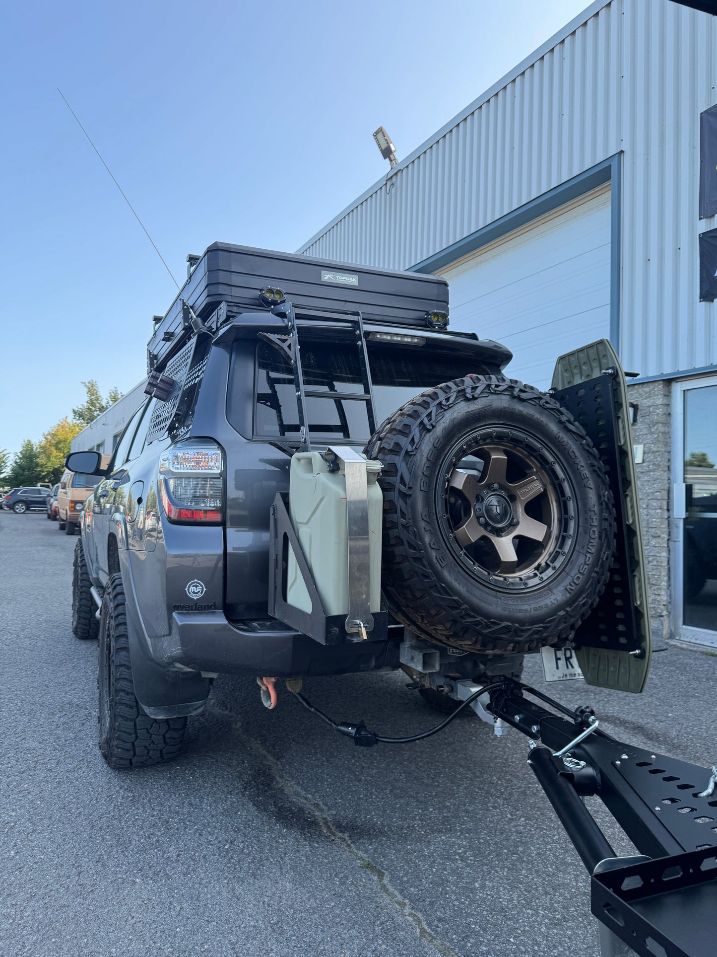 M.A.P. Offroad Spare Tire Mount for recovery boards- Map Offroad mapstm