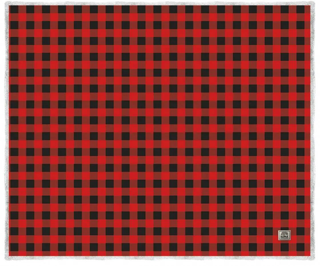Lumberjack Sherpa Throw - Red/Black- Kuma 418-KM-LIST-LG-RB KUMA OUTDOOR GEAR