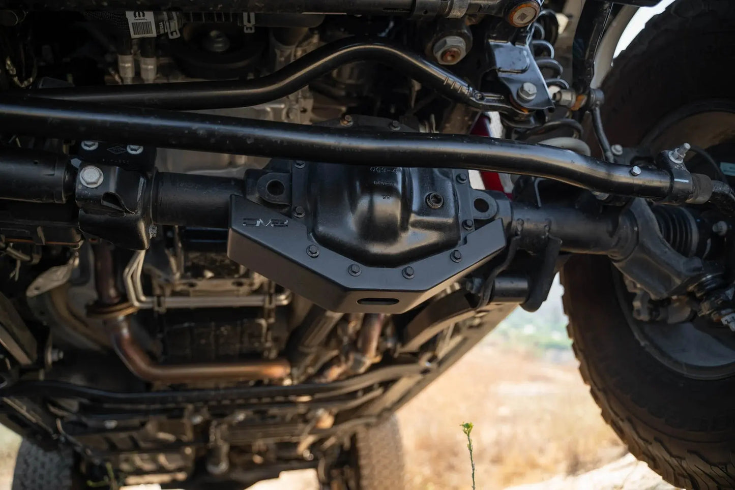 Jeep Wrangler JL & Gladiator JT Front Differential Skid Plate (Dana 44)-DV8 Offroad - M.A.P. OFF ROAD