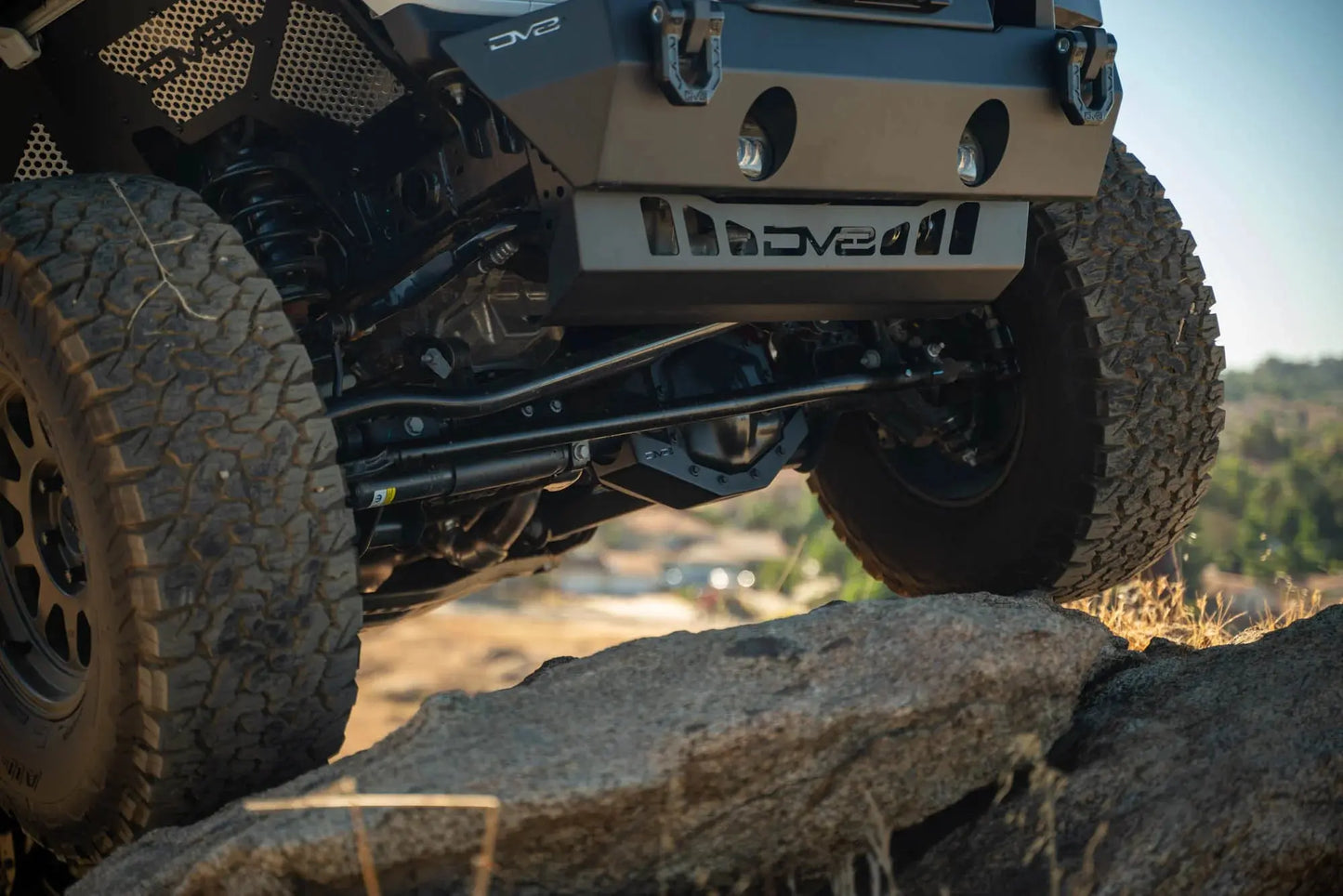 Jeep Wrangler JL & Gladiator JT Front Differential Skid Plate (Dana 44)-DV8 Offroad - M.A.P. OFF ROAD