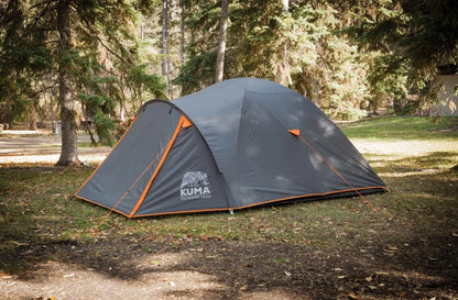 Tekarra 4 Tent Graphite/Orange - Kuma 484-KM-TETK-GO-4 KUMA OUTDOOR GEAR