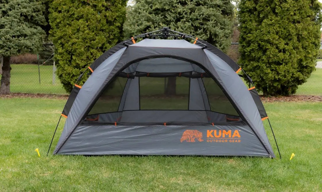 Keep It Cool Instant Shelter- Graphite/Orange - Kuma 838-KM-KICIS-GROR KUMA OUTDOOR GEAR