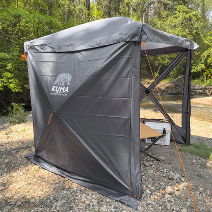Bear Cub Gazebo 4 Wall - Privacy Panels -Grey- Kuma 510-KM-BCG-PP KUMA OUTDOOR GEAR