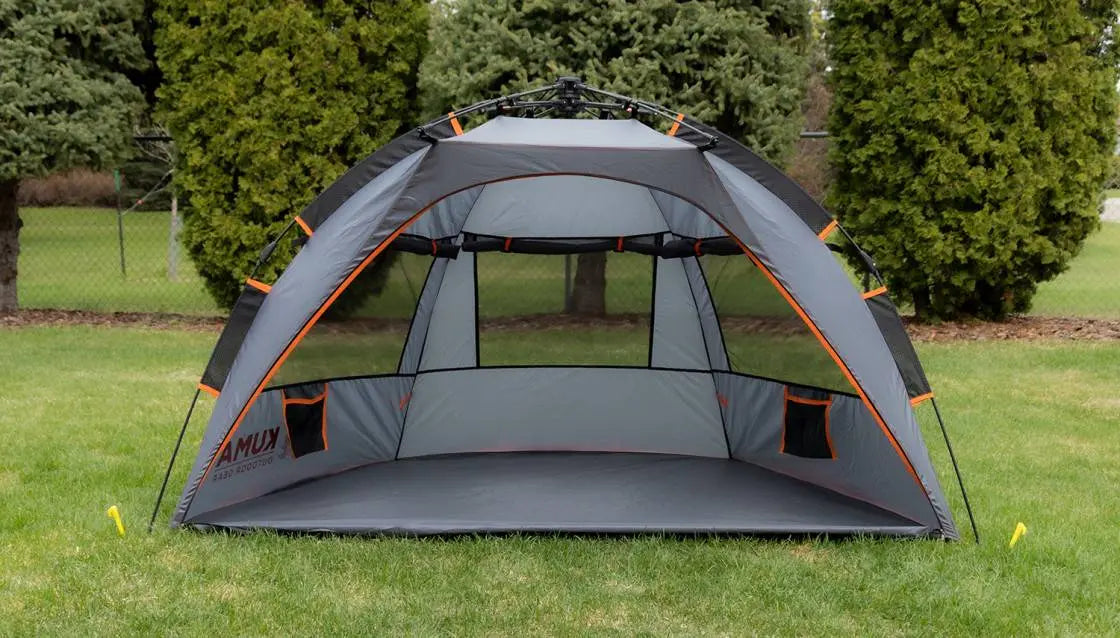 Keep It Cool Instant Shelter- Graphite/Orange - Kuma 838-KM-KICIS-GROR KUMA OUTDOOR GEAR