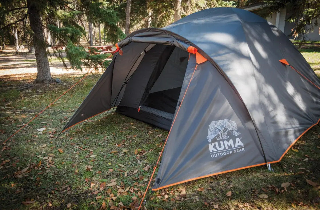 Tekarra 4 Tent Graphite/Orange - Kuma 484-KM-TETK-GO-4 KUMA OUTDOOR GEAR