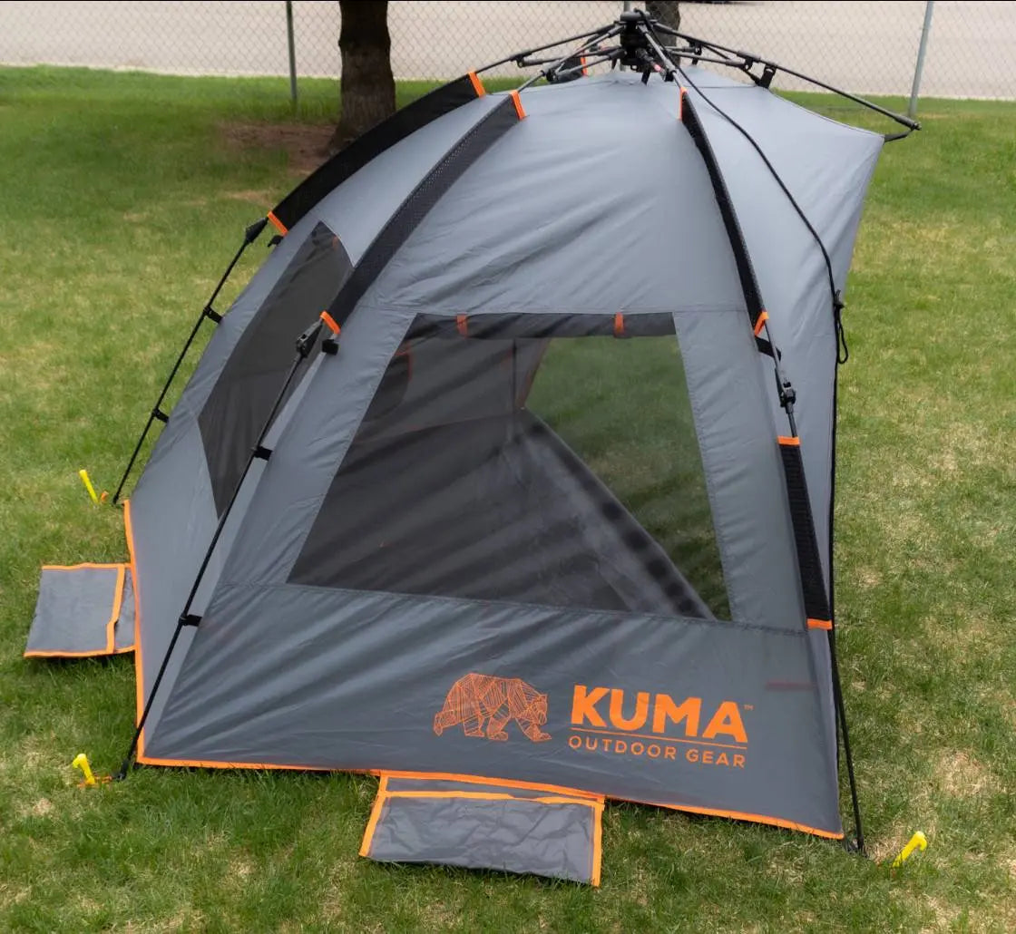 Keep It Cool Instant Shelter- Graphite/Orange - Kuma 838-KM-KICIS-GROR KUMA OUTDOOR GEAR