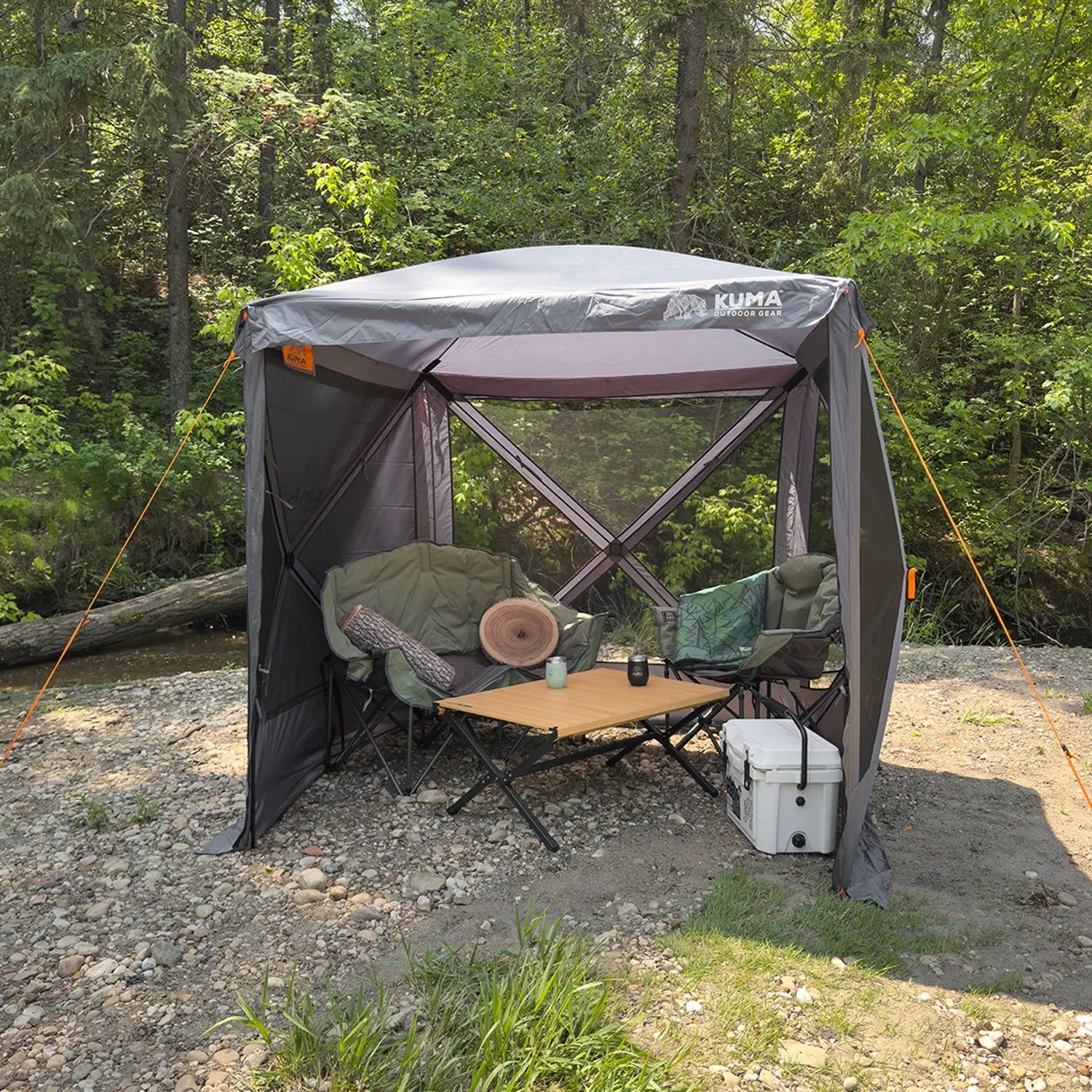 Bear Cub Gazebo 4 Wall - Privacy Panels -Grey- Kuma 510-KM-BCG-PP KUMA OUTDOOR GEAR