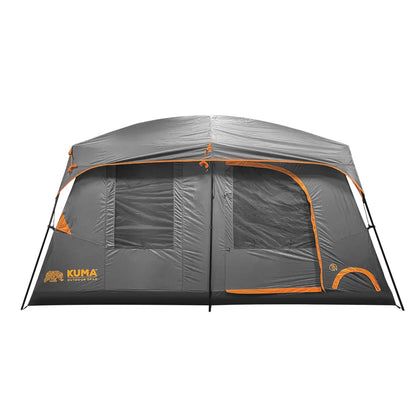 Bear Den Cabin 9 Tent Graphite/Orange - Kuma 485-KM-TEBD-GO-9 KUMA OUTDOOR GEAR