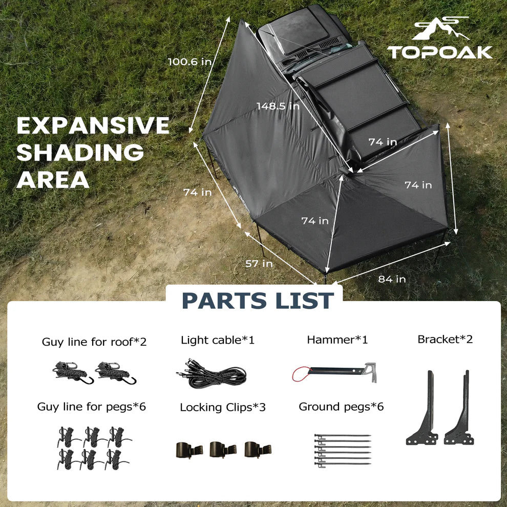 270 degree awning - Topoak
