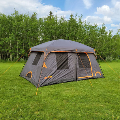 Bear Den Cabin 9 Tent Graphite/Orange - Kuma 485-KM-TEBD-GO-9 KUMA OUTDOOR GEAR