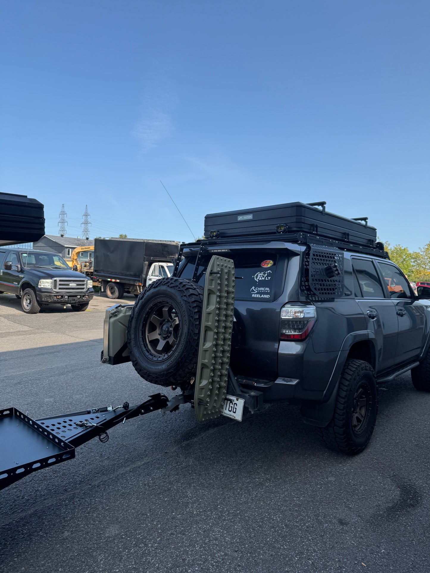 M.A.P. Offroad Spare Tire Mount for recovery boards- Map Offroad mapstm