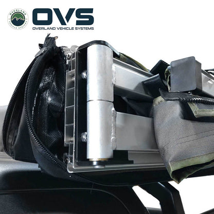 OVS- HD Nomadic 270 Degree Awning LT- Driver Side - Dark Gray Awning with Black Cover