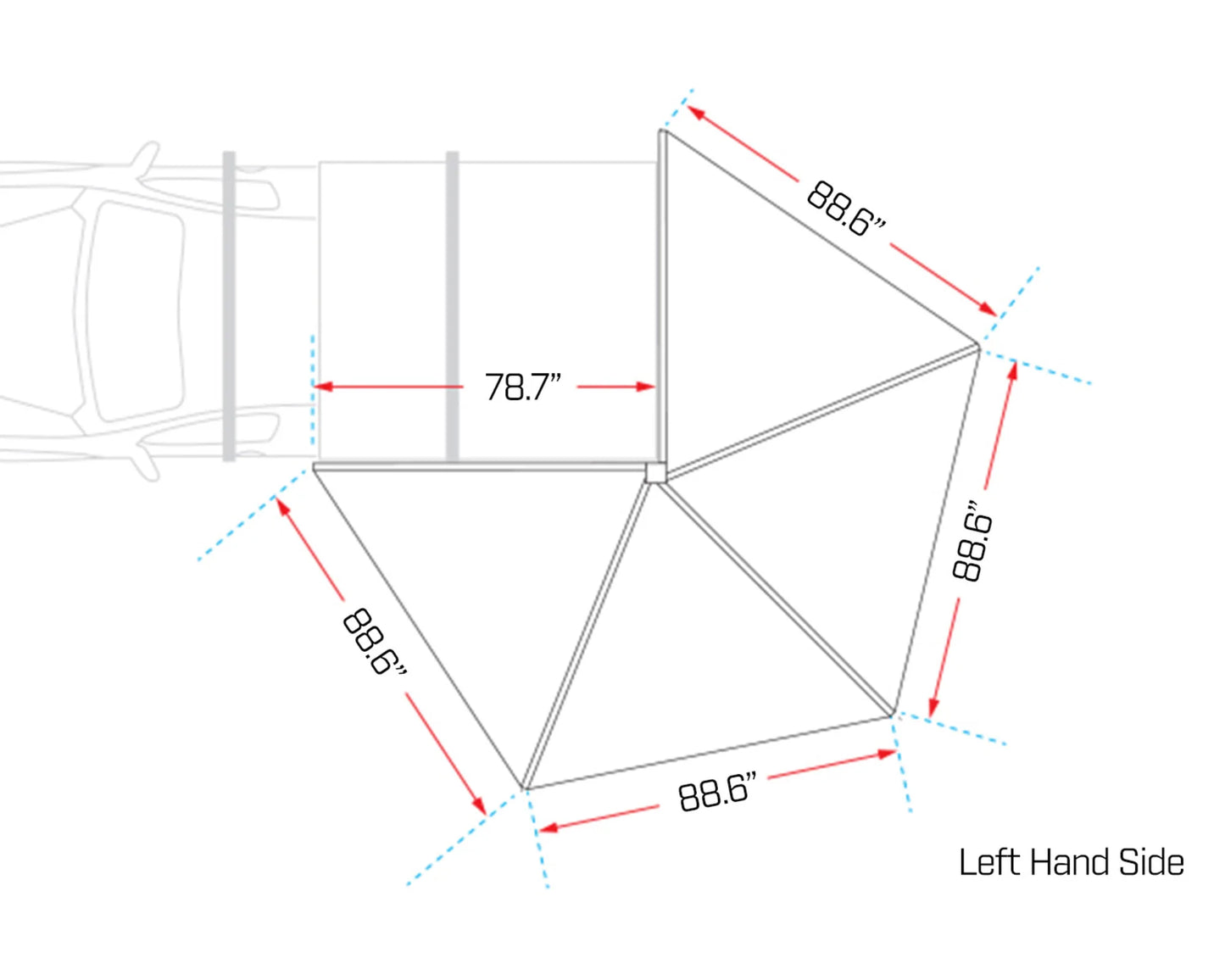 DELTAWING 270° AWNING- Ironman 4x4  IAWN270