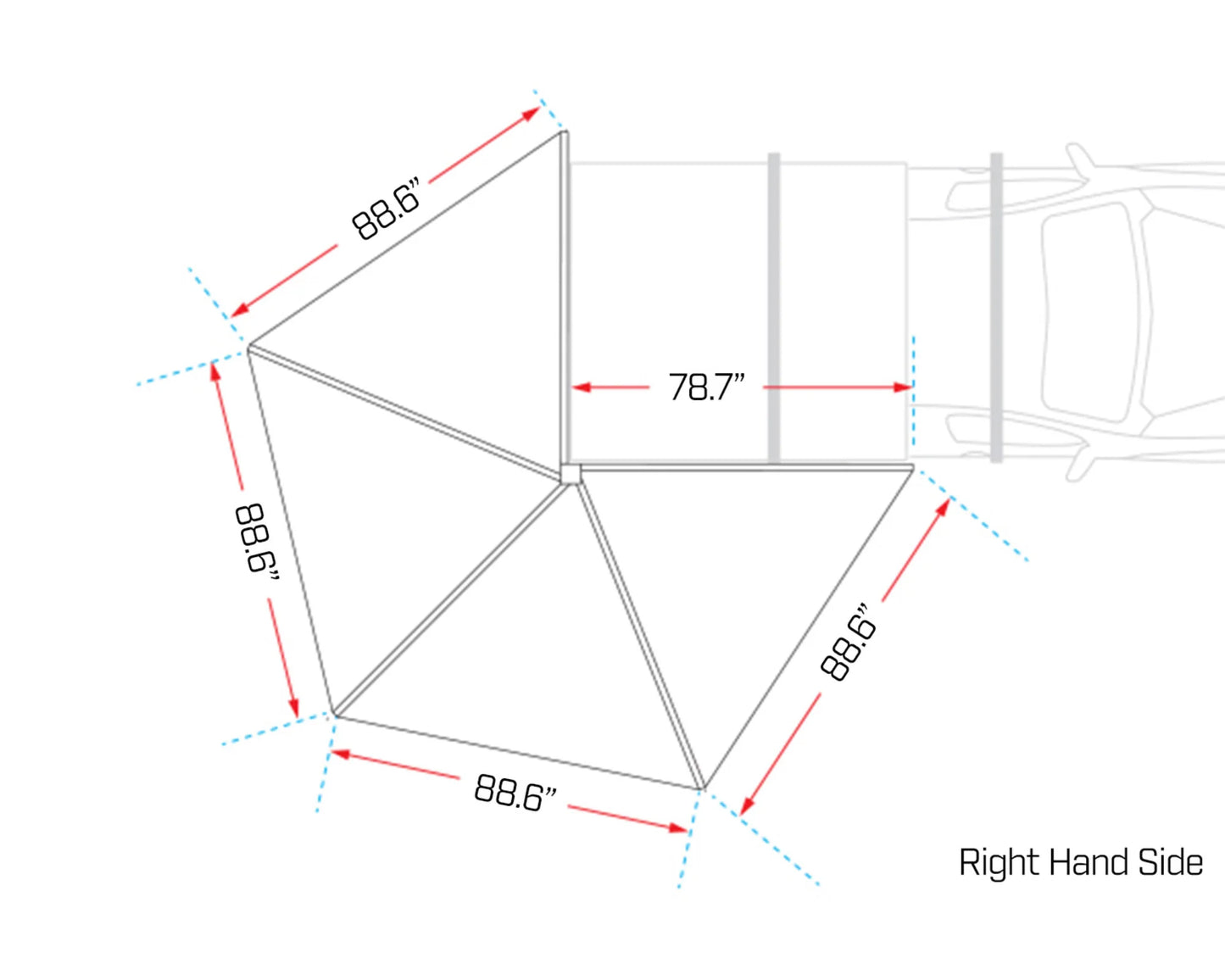 DELTAWING 270° AWNING- Ironman 4x4  IAWN270